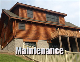  Bath County, Virginia Log Home Maintenance