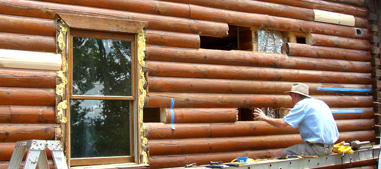Log Home Repair Bath County, Virginia
